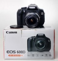 Canon EOS 600D mit Obj. EF-S 18-55m f3,5-5,6, TOP-Zustand