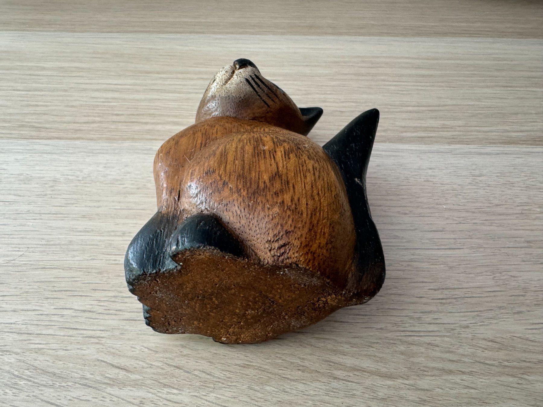Statuette: Sculpture de chat en bois – Usato da Genève venduto da Reveur 6