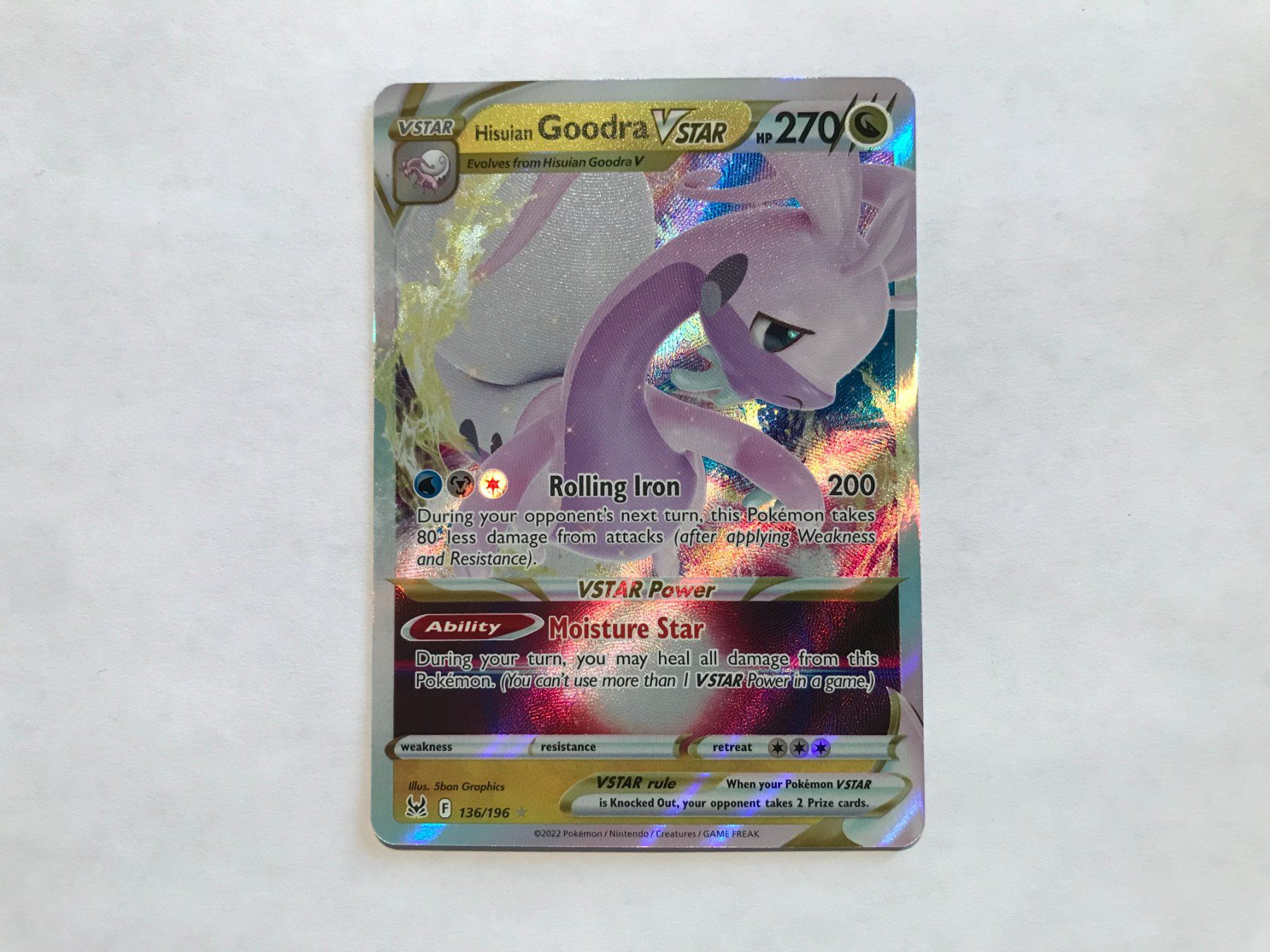 Pokémon Carte collezionabili: Hisuain Goodra Vstar Lost Origin EN – Nuovo (secondo la descrizione) da Hagendorn venduto da Pokecollectorch 1