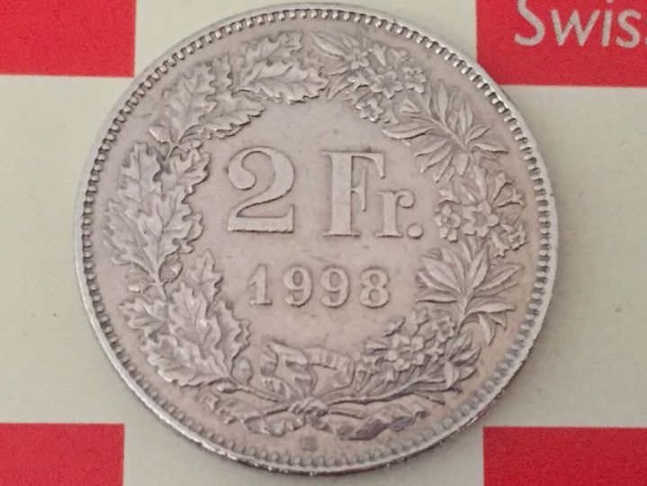 Tutti le monete: 2 Franken 1998 ss+ – Usato da Elsau venduto da herbybay