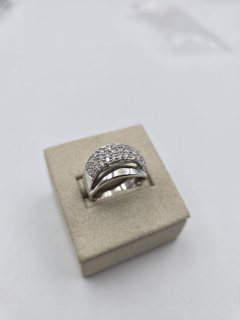 Ringe: Ring Silber 925 Zirkonia Gr. 58 – Neu und originalverpackt aus Zug von gold.schmuck 1
