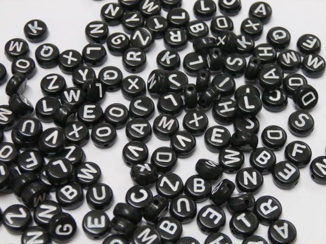 Acryl-Buchstaben-Perlen – 1000 Stück, 6x6 Mm, Bunt, Für Freundschaftsarmbänder & Schmuck