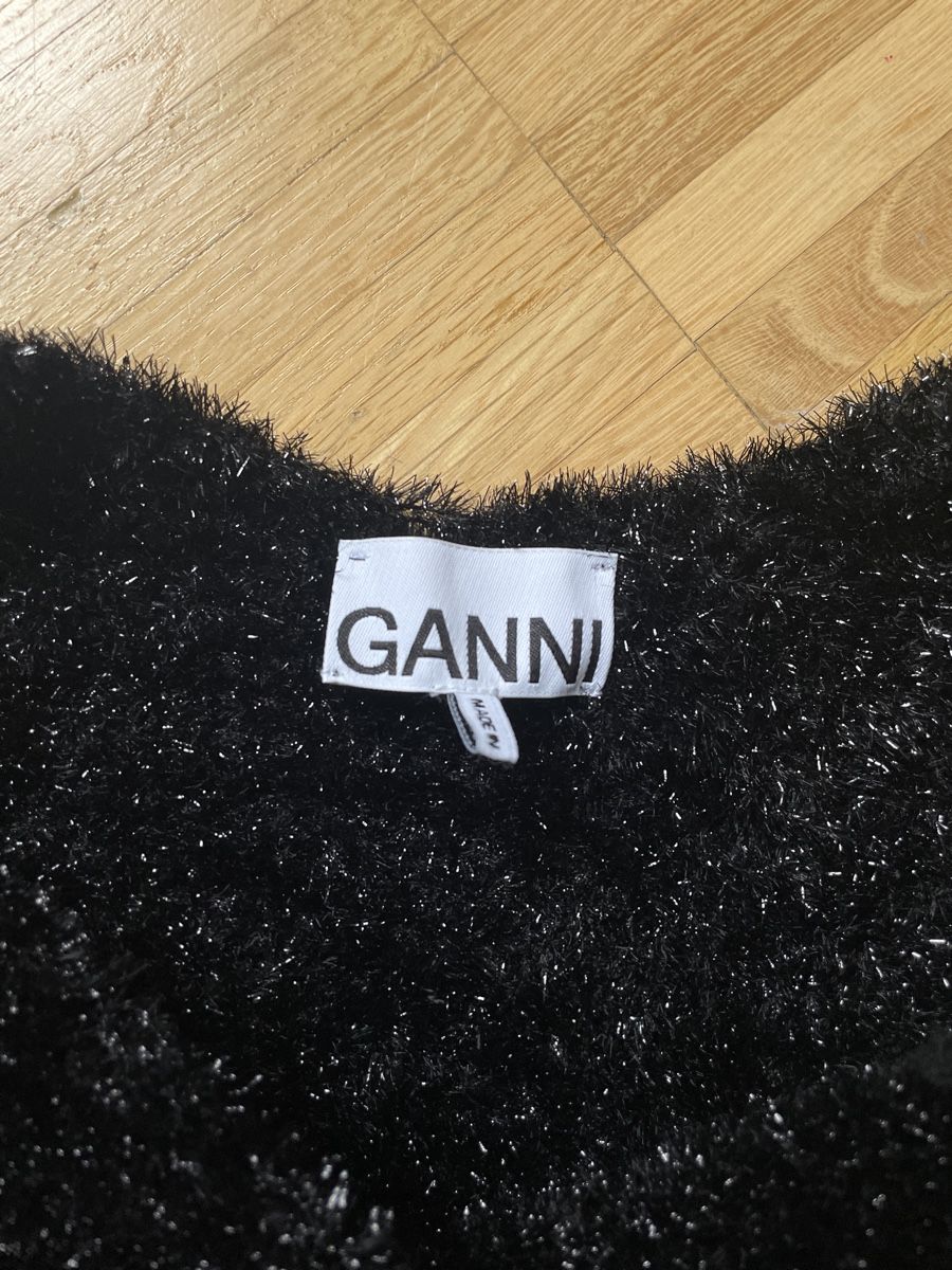 Ganni Pullover & Sweatshirts: Ganni Veste metallic schwarz – Neu und originalverpackt aus Zürich von M500ZH 3
