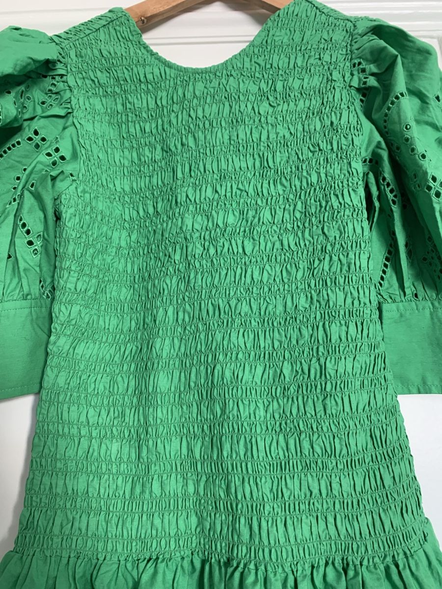 Ganni Vestiti: Robe dos nu verte en coton bio Ganni – Nuovo e nell'imballaggio originale da Genève venduto da rez_c6c6 3