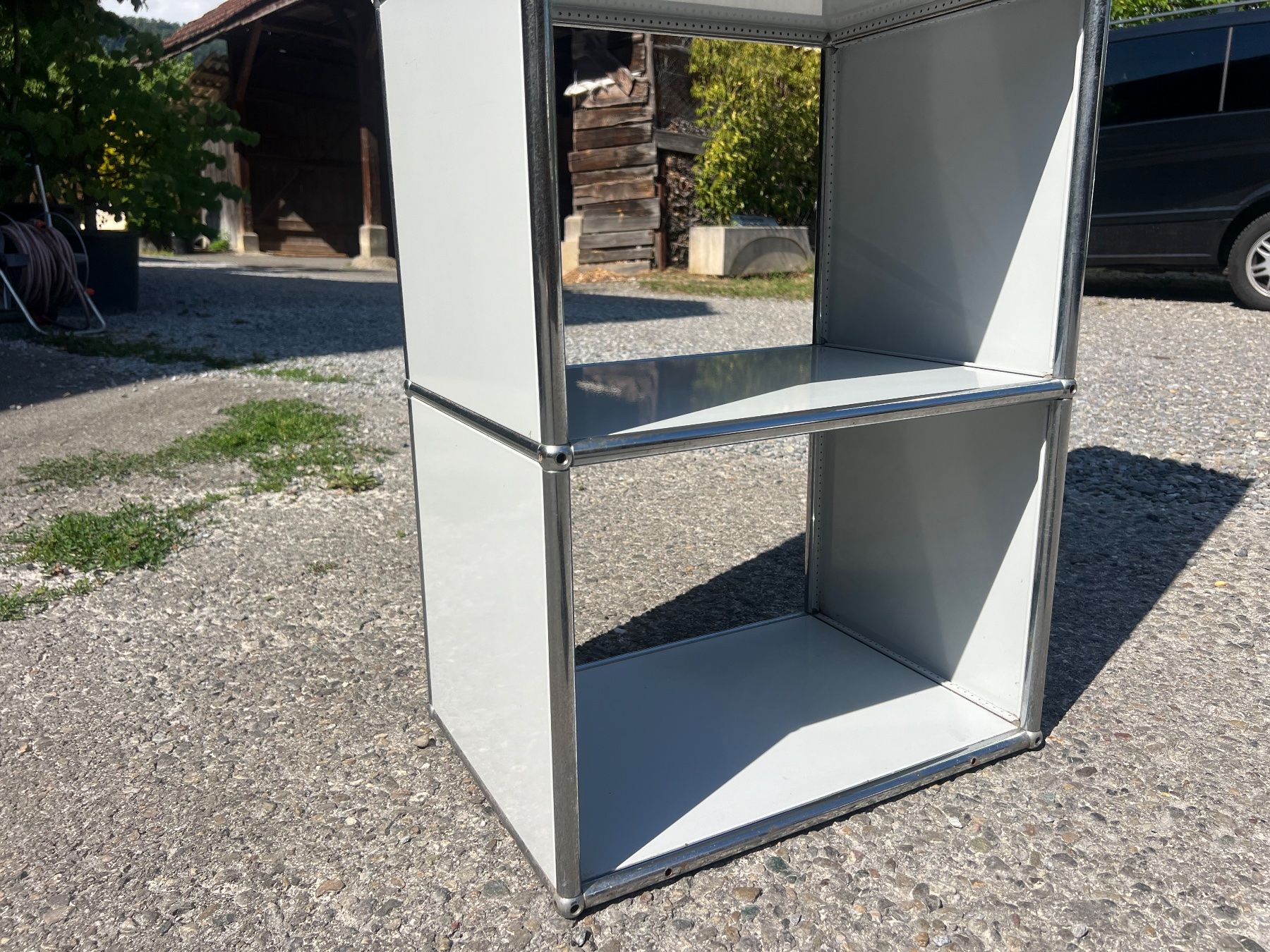USM Scaffali: USM Haller Highboard - 4 Etagen Weiss – Usato da Otelfingen venduto da Yossi-68 6
