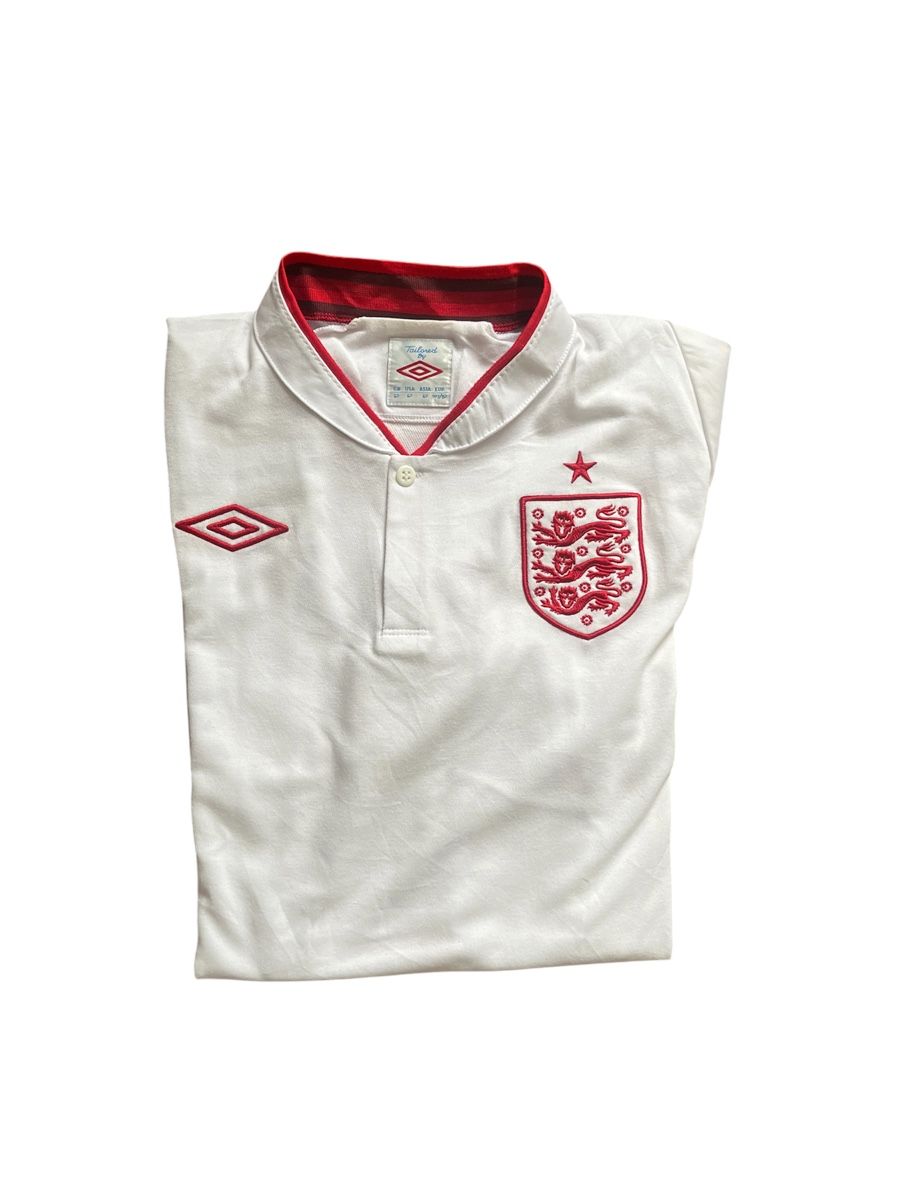 Umbro Canottiere & Pantaloni: Maillot Angleterre Umbro Taille M/L blanc brodé – Usato da Baulmes venduto da resel_.tm 1