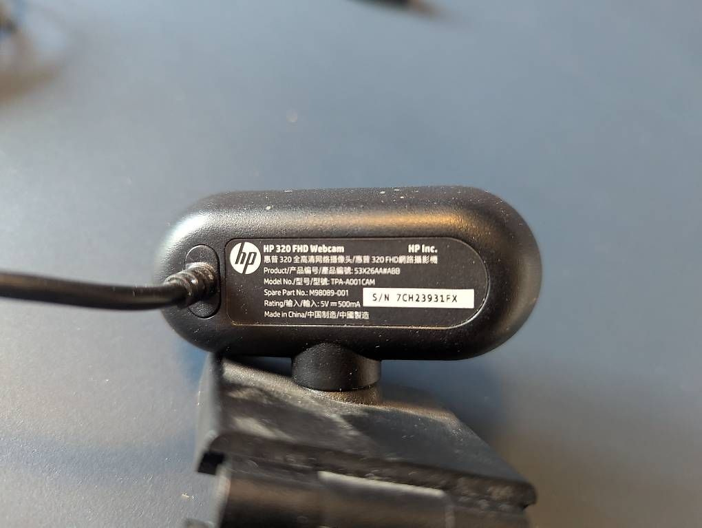 Webcams: HP 320 FHD Webcam – D'occasion à Zweisimmen par SBXler