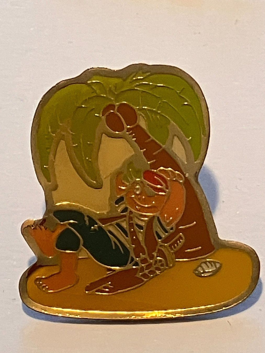 Placchette & Badge: 1 Pin Pirat unter Palme – Usato da Basel venduto da djwwpp