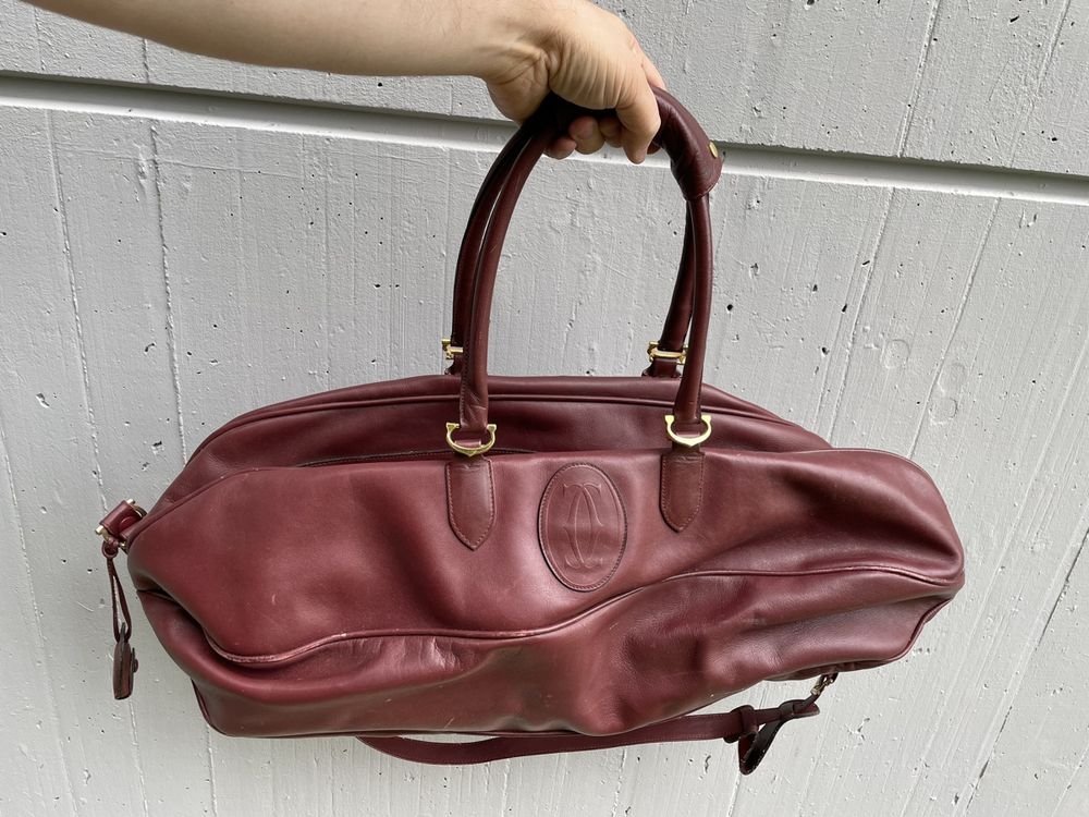 Sac de voyage Cartier vintage en cuir 1970-1980 | Kaufen auf Ricardo
