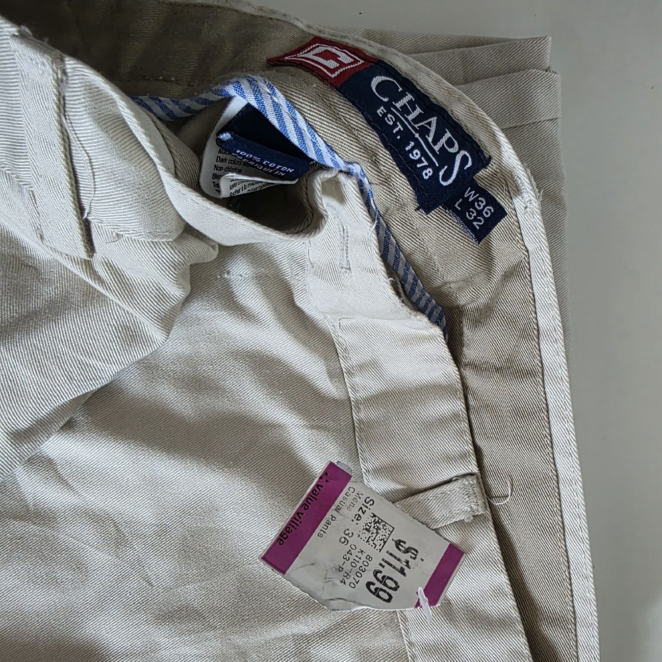 Pantaloni: Chinos Polo Golf Chaps W36 used condition – Usato da Bern venduto da Tommy.Z 6