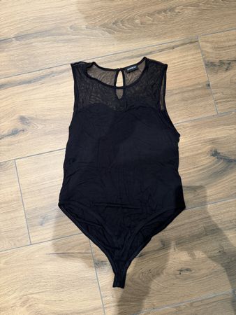 Body Damen schwarz Grösse XL mit Spitze Even & Odd