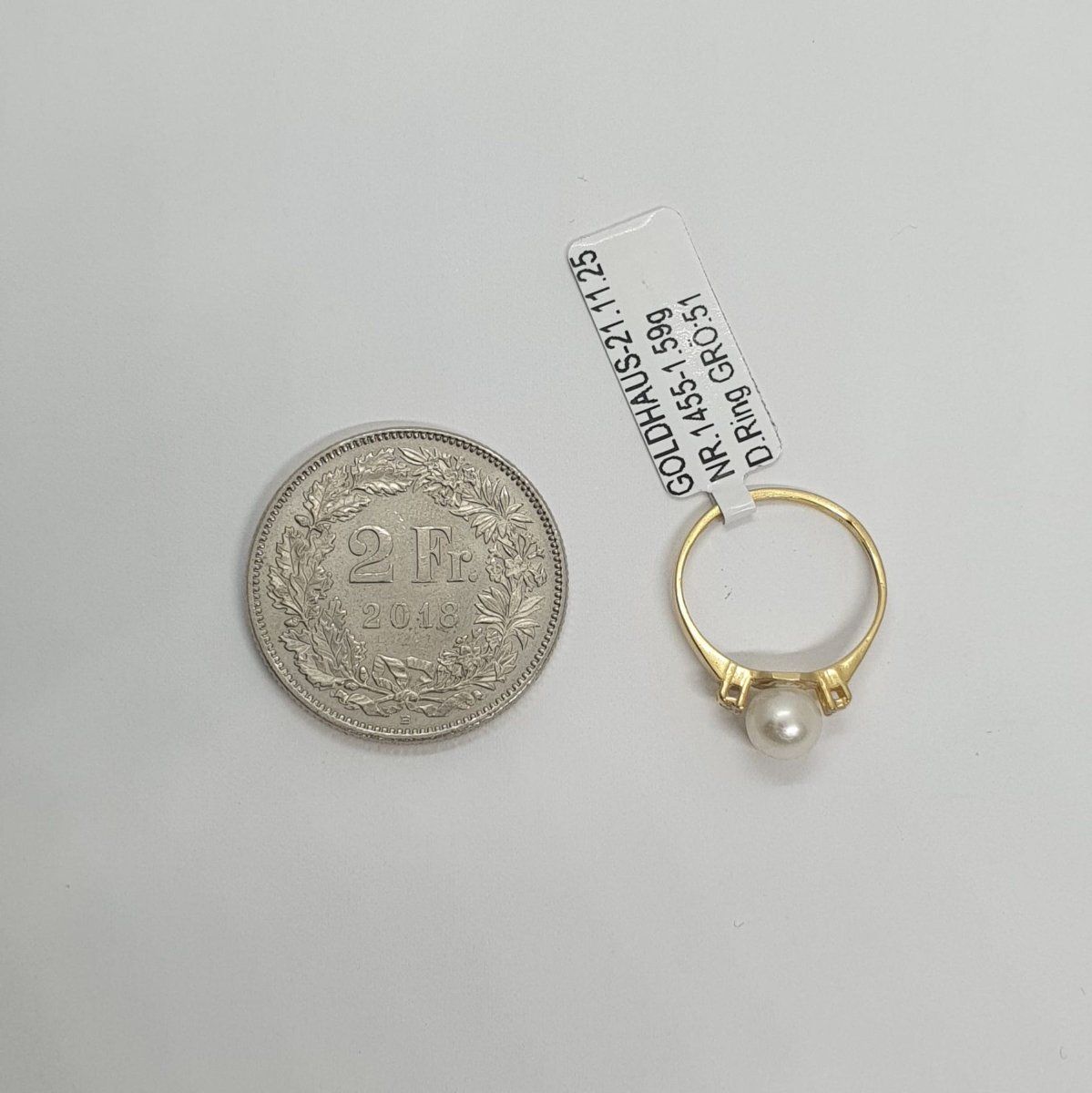 Anelli: Echt 18K Gold - S.W.P,  Diamant Ring – Usato da Luzern venduto da Luzern-Goldhaus 3