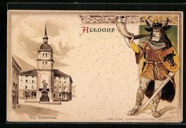 Altdorf, Partie am Tell Denkmal, Ritter 