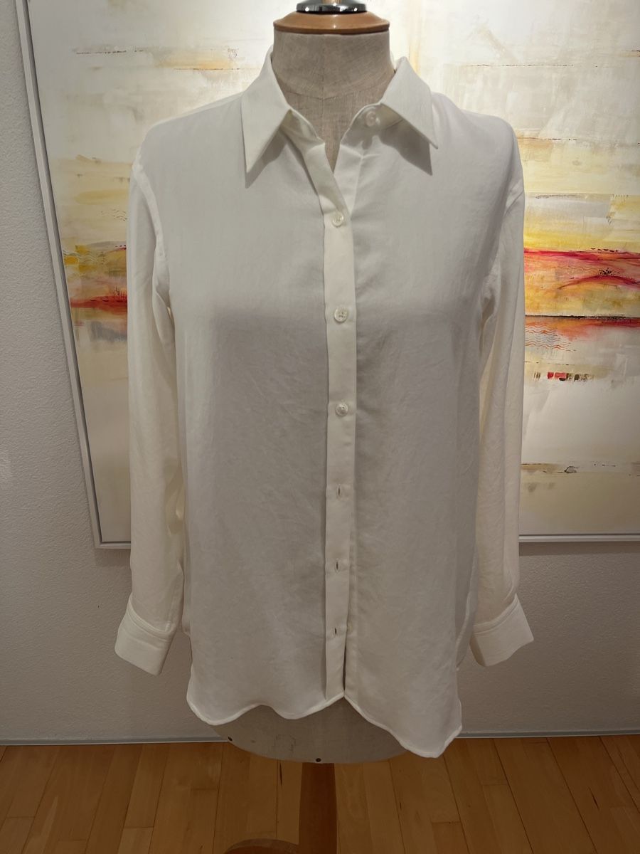Blusen: Schlichte, weisse Bluse von Zenggi - Gr. 34 – Neu und originalverpackt aus Olten von reja1965