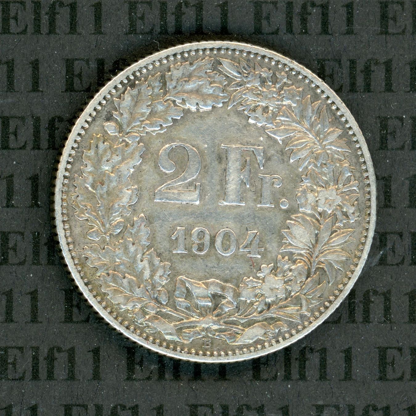 Tutti le monete: CHF___2.00 1904 vz 2 Franken – Usato da Widnau venduto da Elf11
