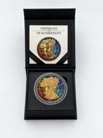 1 oz Bitcoin American Eagle -Walking Liberty-Lim -50 Rarität