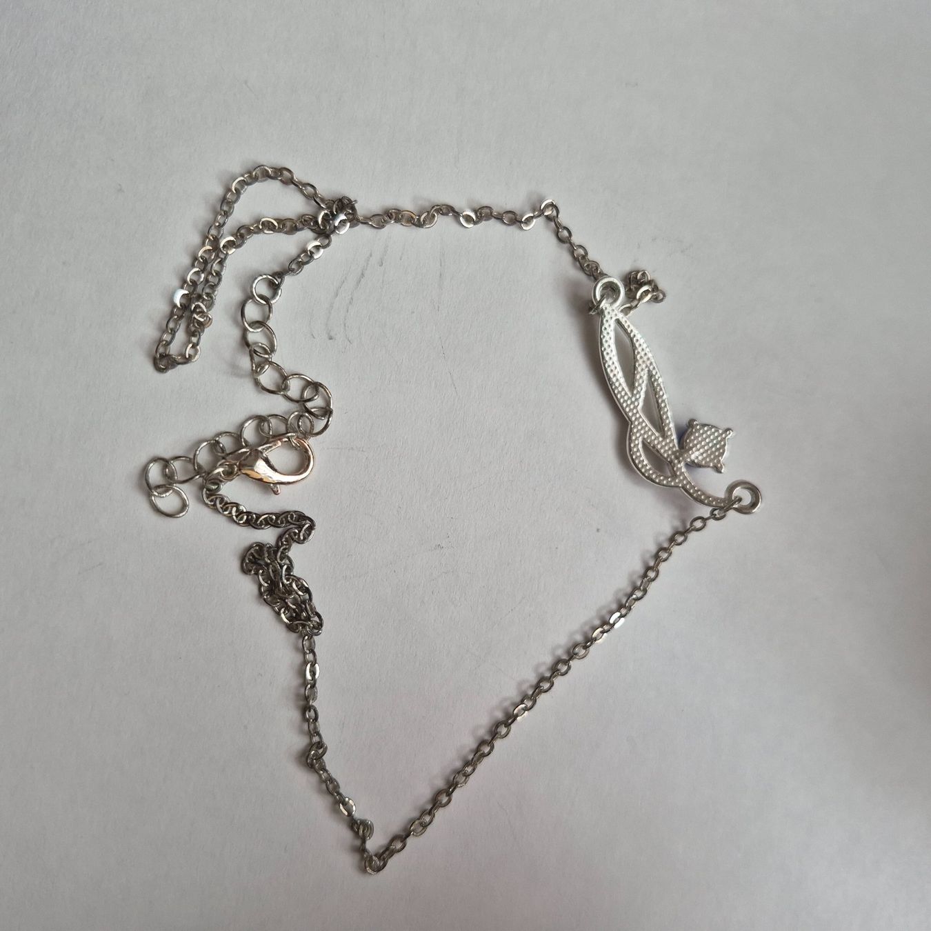 Catenine: collier argenté avec pierre bleue – Usato da Villars-sur-Glâne venduto da dia_2q2l 2