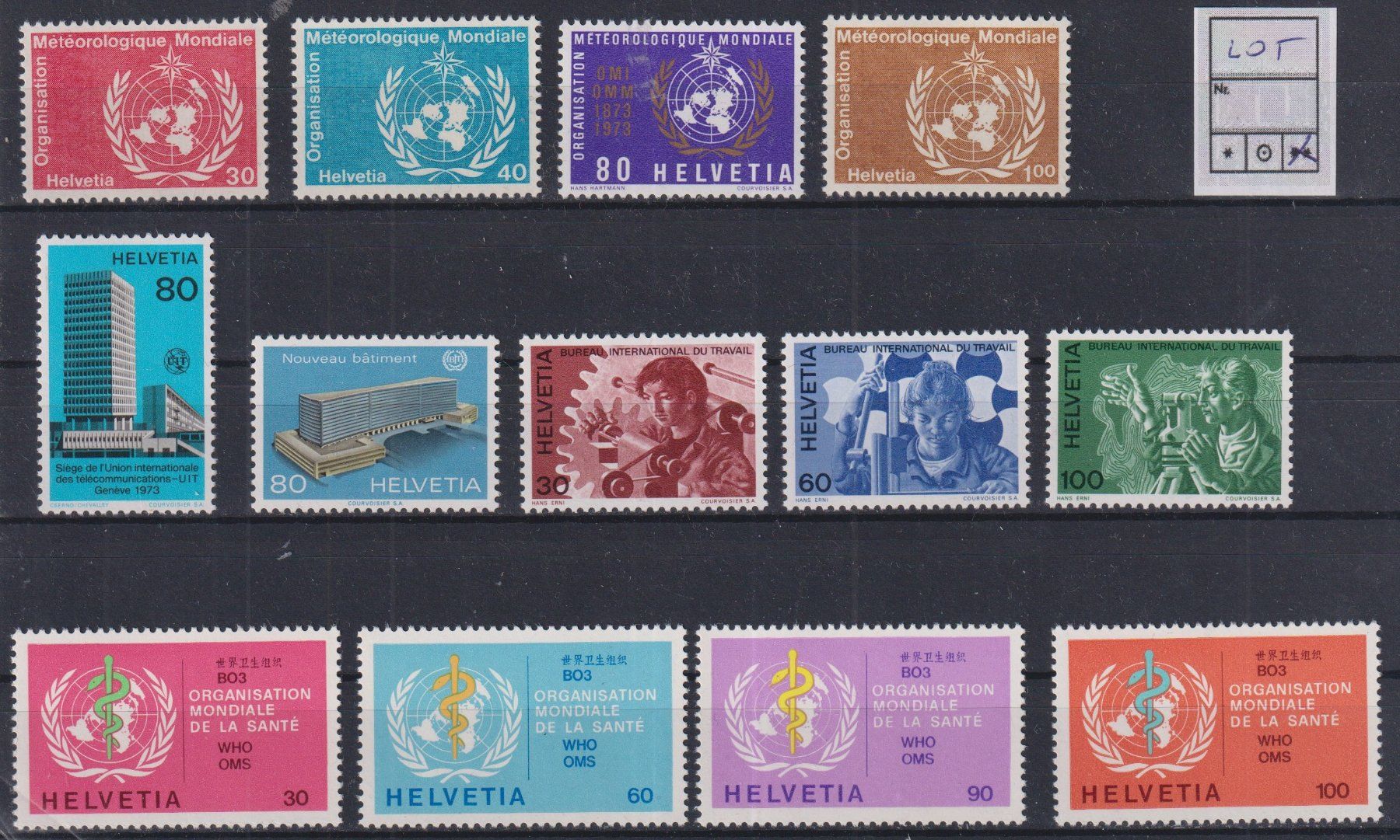 Tutti i francobolli: K81) Aemter Lot, postfrisch, sehe Scan – Usato da Claro venduto da Chanty7