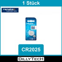 Renata CR2025 Lithium Knopfzellenbatterie - 1 Stk.