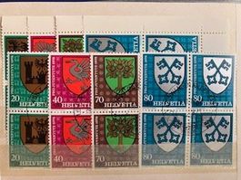 1978 Serien im VB, passender Ortstempel und ET o
