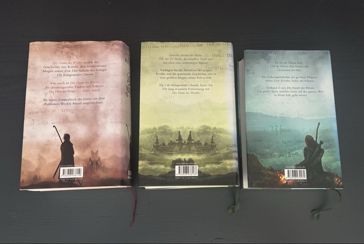 Bücher: Fantasy von Patrick Rothfuss – Gebraucht aus Schnottwil von Kolobri76 1