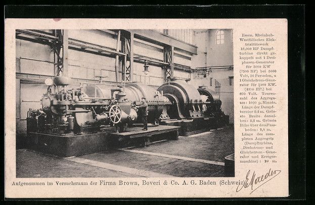 Cartes postales: Baden, Versuchsraum der Firma Brown, Bov – D'occasion à Berlin par bartko-reher
