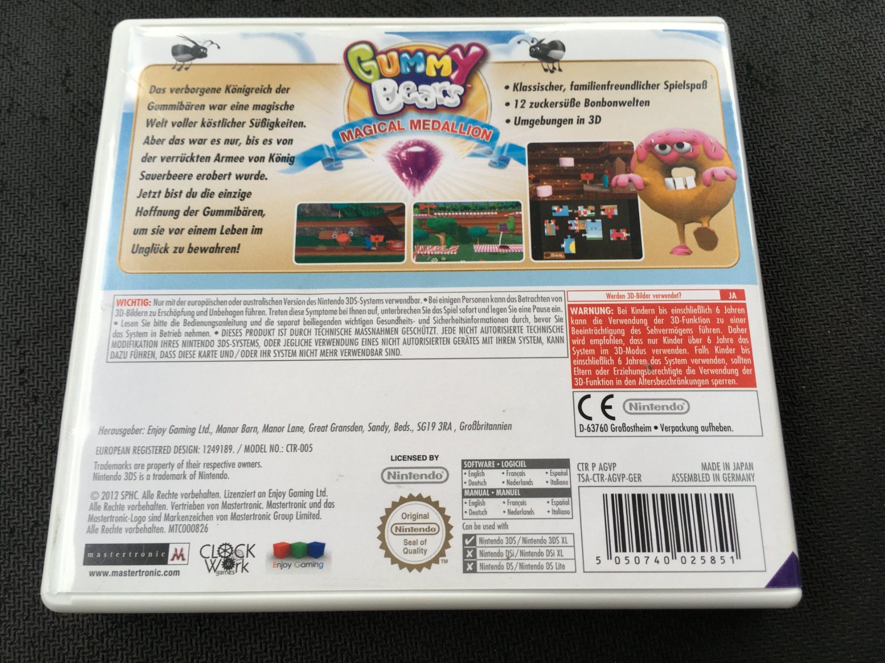 Nintendo Giochi: Gummy Bears - Nintendo 3ds – Usato da St.Gallen venduto da sjosjo 1