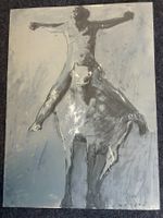Original Grafik von 1968, Druck des Bildes von 1944