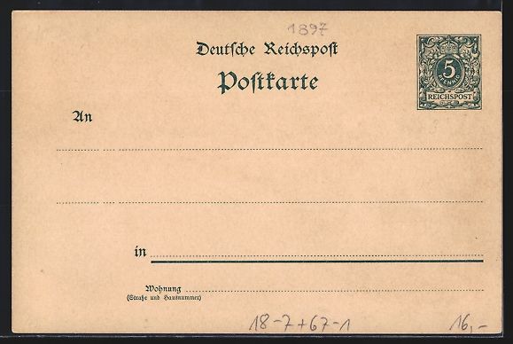 Entiers postaux: Litho Leipzig, Sächs.-Thür. Industrie- – D'occasion à Berlin par bartko-reher 1