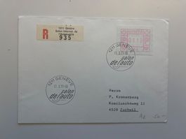 Ganzsache Schweiz Automatenmarke