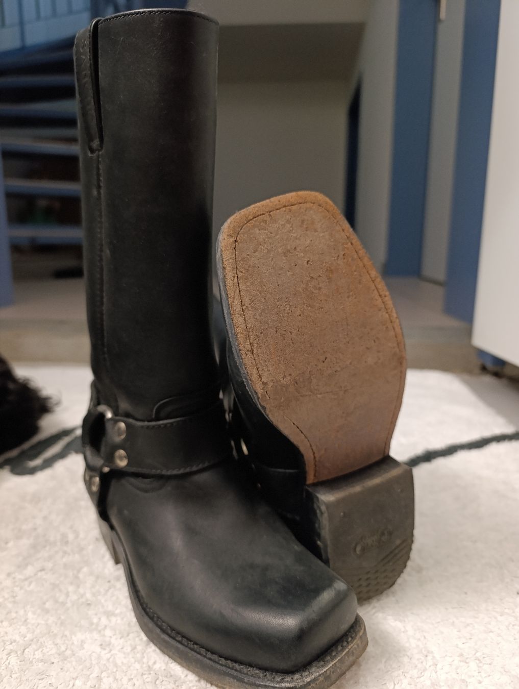 Sancho Abarca Scarpe da uomo: Sancho Boots Leder Schwarz Groesse 36 Neu – Usato da Arlesheim venduto da plu_b87r