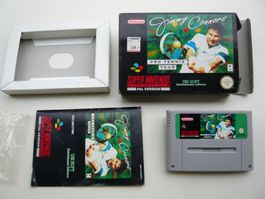 SNES: - Jimmy Connors - Pro Tennis Tour - CIB - TB état