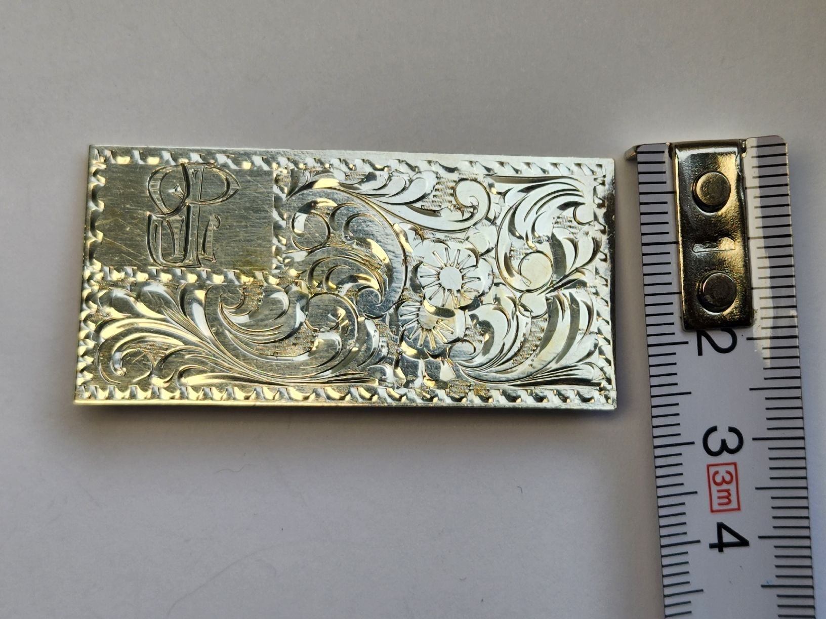 Spille & Fermagli: Vintage Brosche mit Monogramm - 800 Silber – Usato da St. Gallen venduto da GIULESGG 8