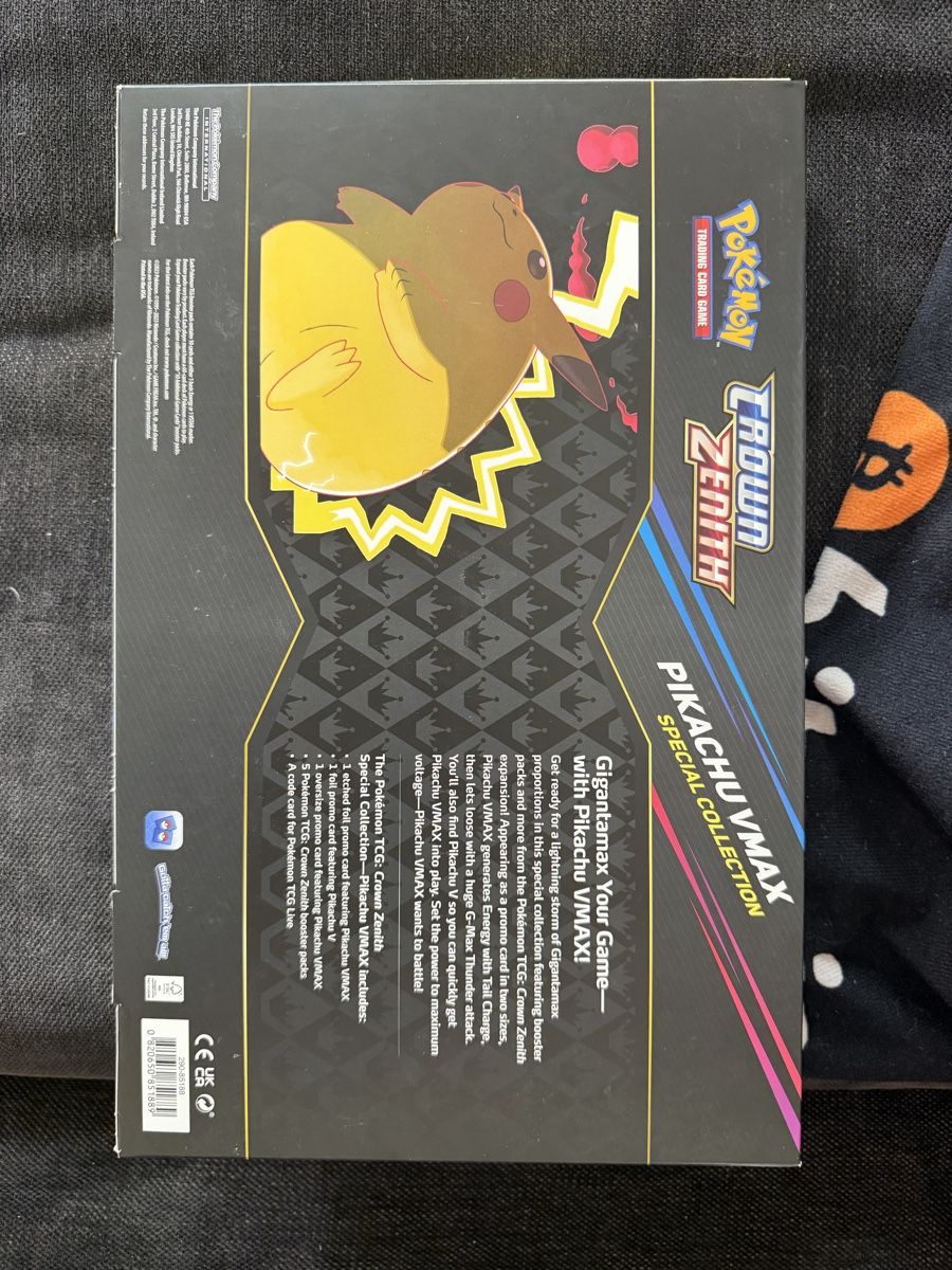 Pokémon Carte collezionabili: Crown Zenith Pikachu VMAX Special Collection AB 1FR!! – Nuovo e nell'imballaggio originale da Münchenstein venduto da Muechenstein20 1