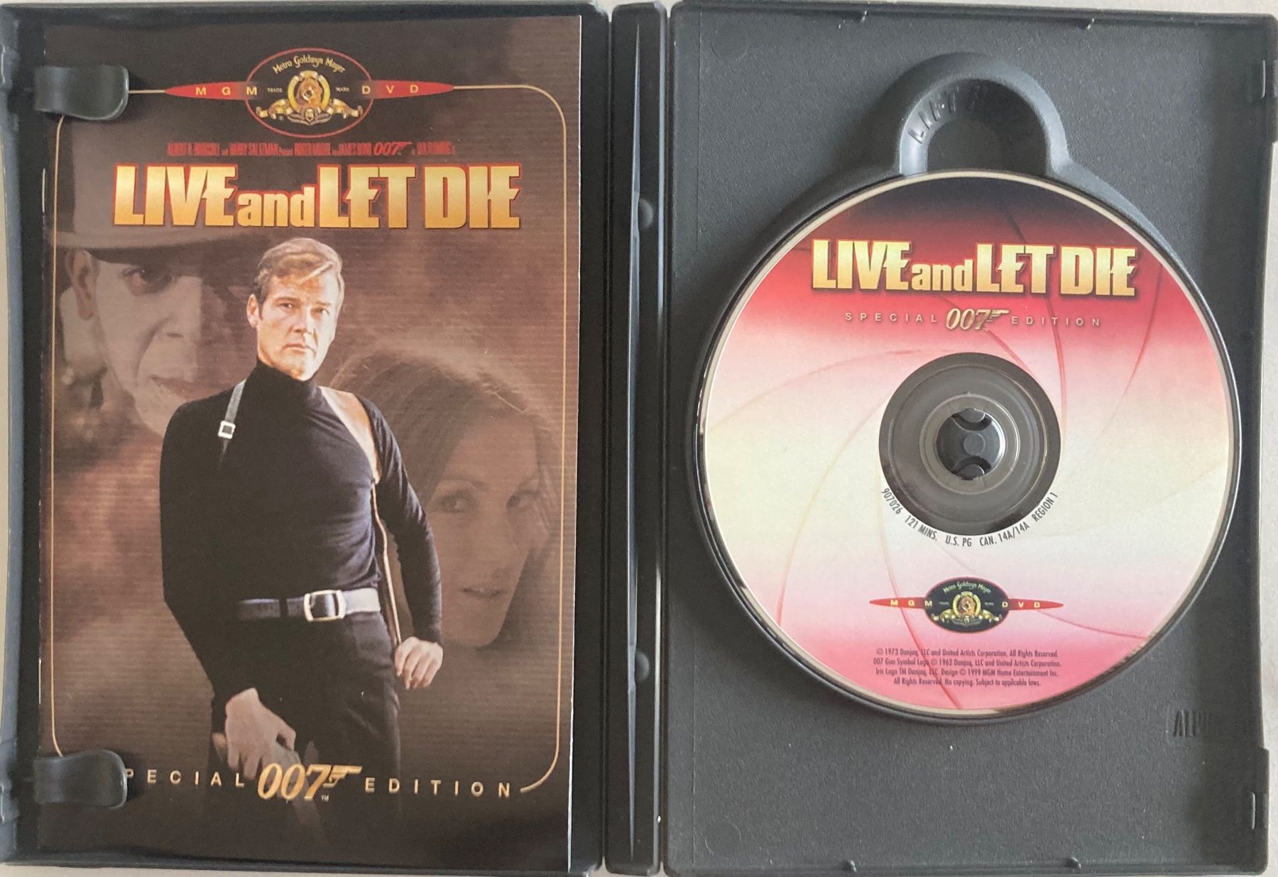 Tutti i DVDs: 007 (LIVE AND THE LET DIE – Usato da Poliez-Pittet venduto da Newtown-Records 2