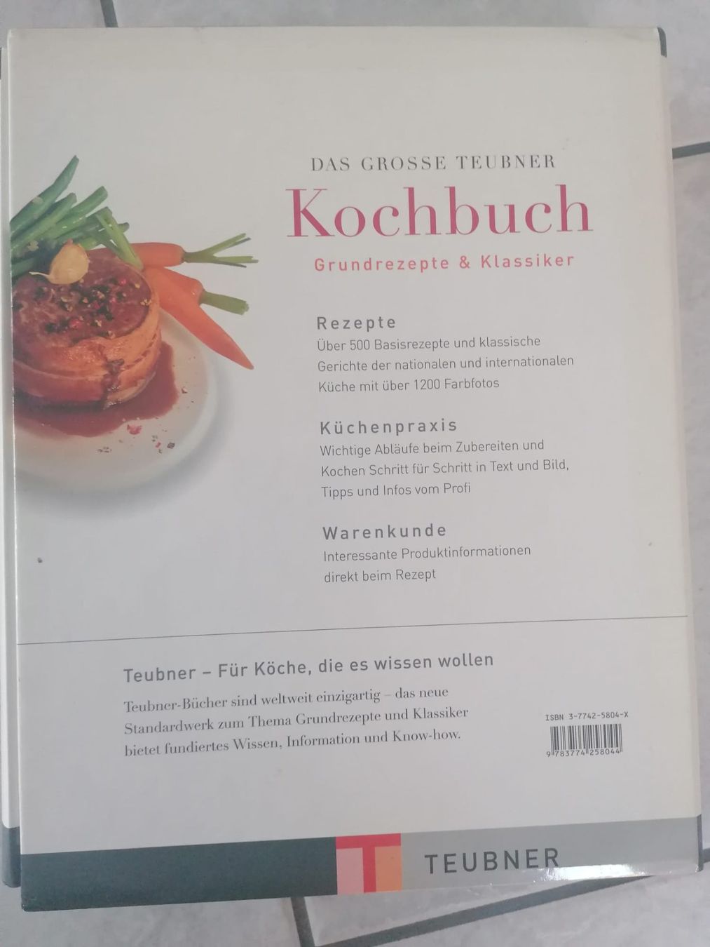 Libri: Das grosse Teubner Kochbuch – Usato da Schönenbuch venduto da sop_n7zd 2