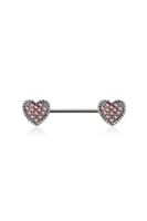 Brustwarzenpiercing Herz