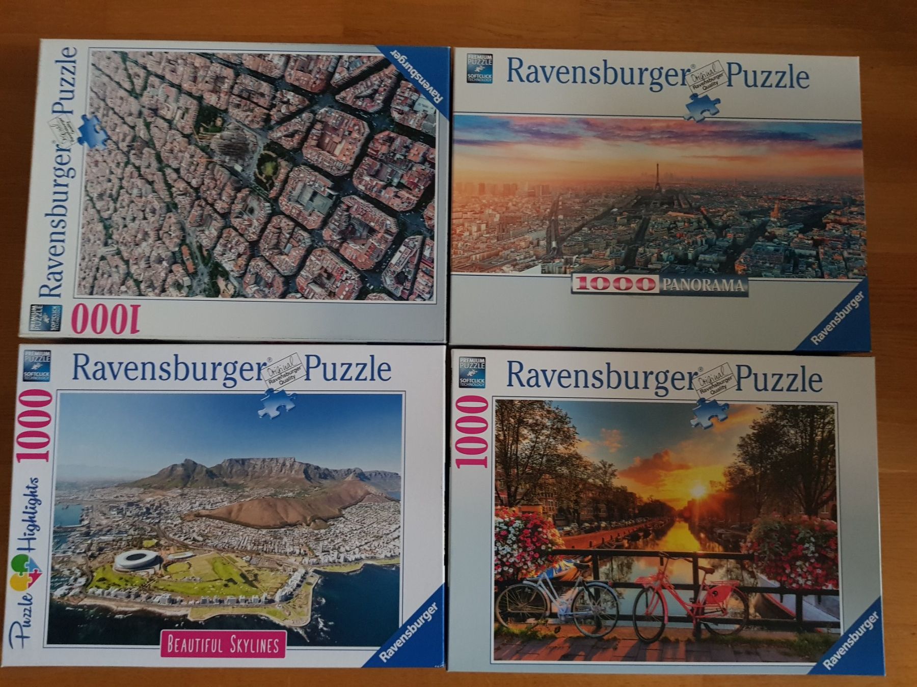 Puzzle: 4 Puzzle von Ravensburger, je 1000 Teile – Usato da Thalwil venduto da SebastianH01