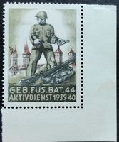 Soldatenmarke 2.WK, Gebirgs Füsilier Bat 44, Wi Inf 332