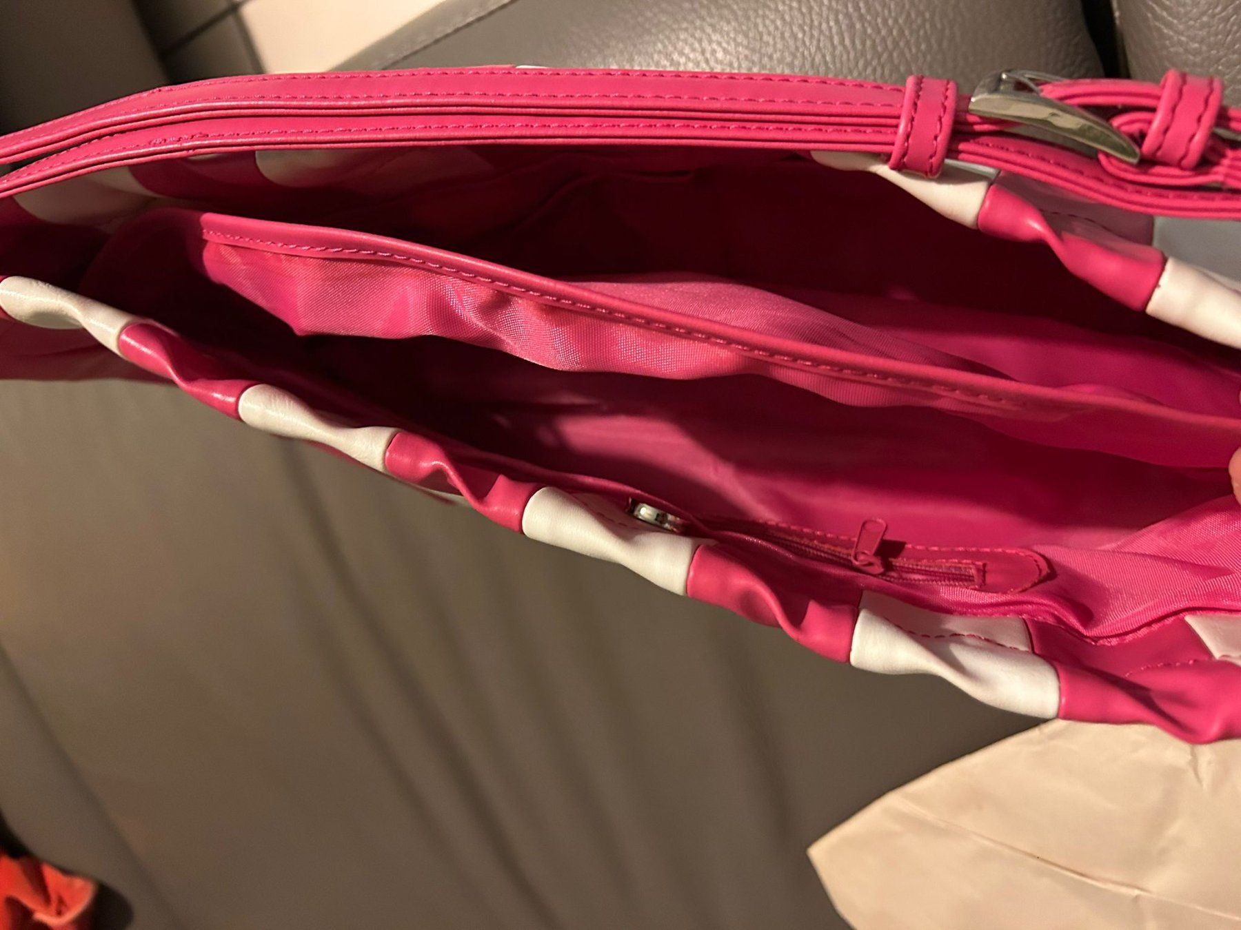 Sacs femmes: Borsetta da spalla bianca e rosa – D'occasion à Melano par H-Sara 2