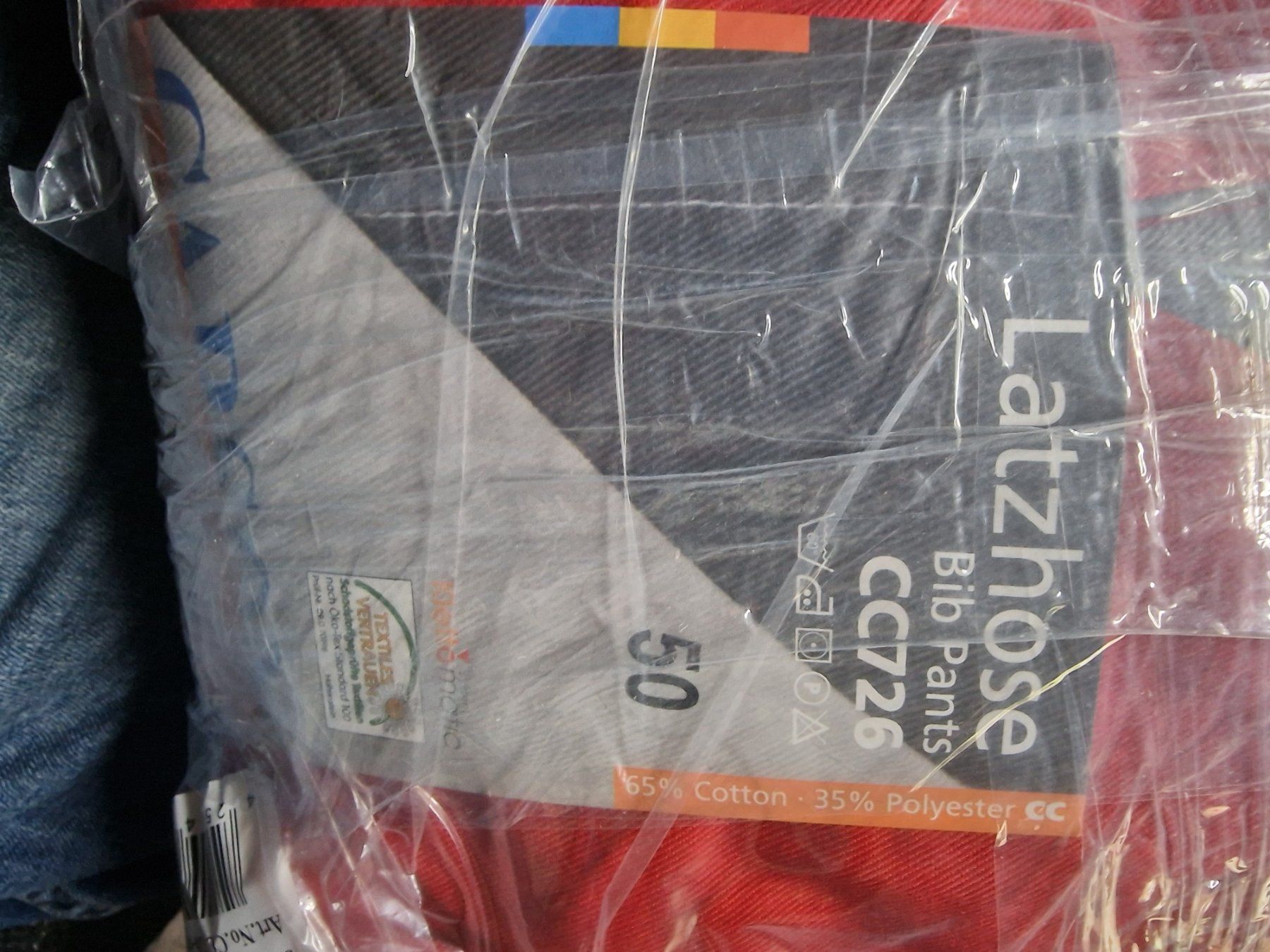 Pantaloni: Carson Contrast Latzhosen, CC726  Gr. 50 – Nuovo e nell'imballaggio originale da Uerkheim venduto da Kaufoption 4