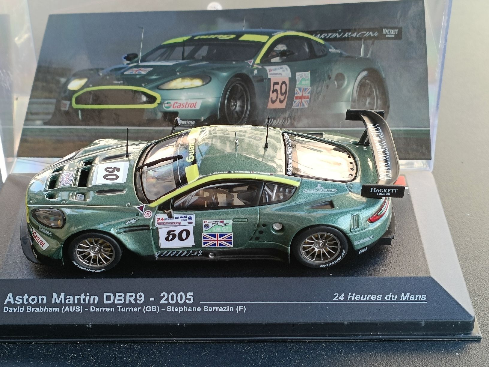 Aston Martin Modellini d'auto: Modellauto Aston Martin DBR9 2005 24 Heures du Mans – Nuovo (secondo la descrizione) da Brugg AG venduto da Ente015