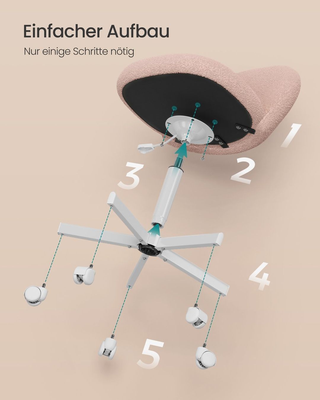 Sedie: Fleecestuhl mit Polsterung GLAMORA – Nuovo e nell'imballaggio originale da Lachen SZ venduto da MAMORU-MOEBEL 2