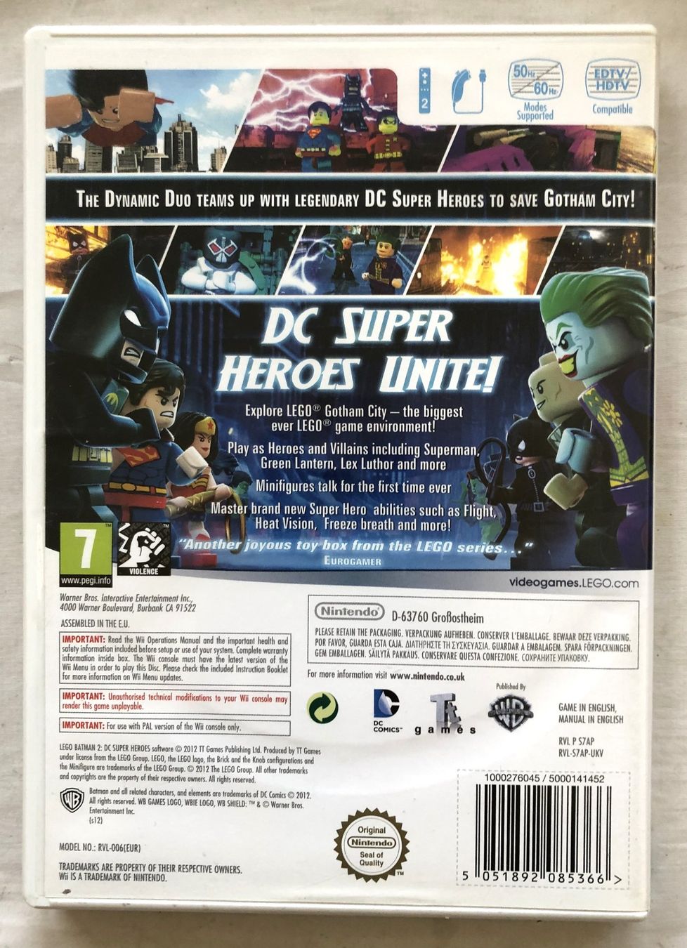 Nintendo Giochi: Nintendo Wii - LEGO BATMAN 2 - DC SUPER HEROES – Usato da Schaffhausen venduto da durruti 2