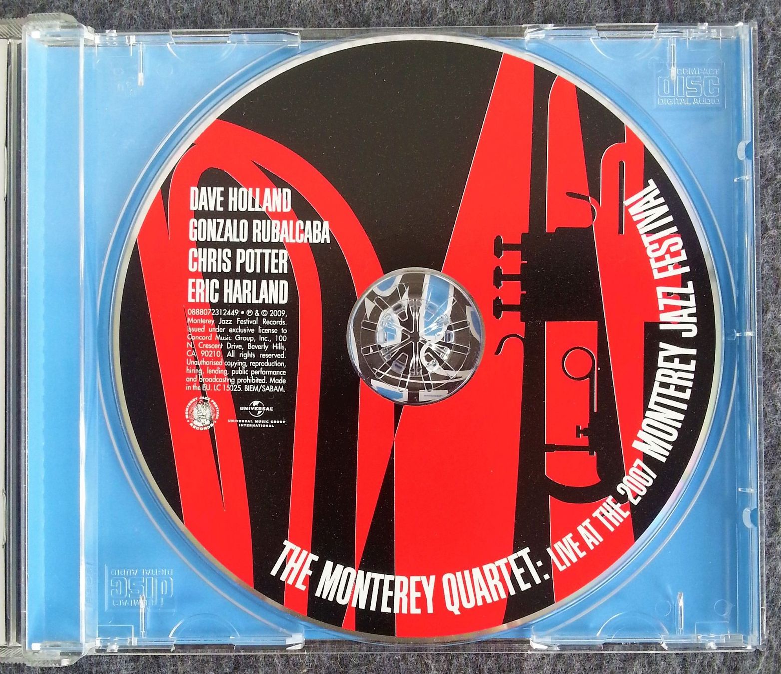 CD: CD THE MONTEREY QUARTET - LIVE MONTEREY 2007, Jazz – Usato da Oberriet SG venduto da Atir47 2