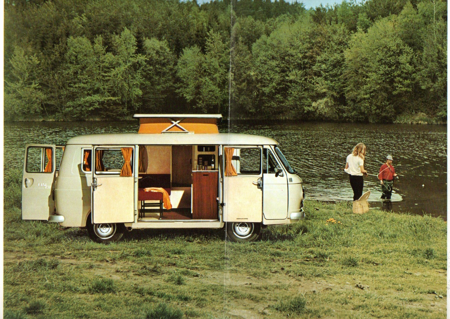 Fiat Camping Fahrzeuge: Fiat 238 als Wohnmobil - Original Prospekt – Neu (gemäss Beschreibung) aus Malans GR von Chueche427 1