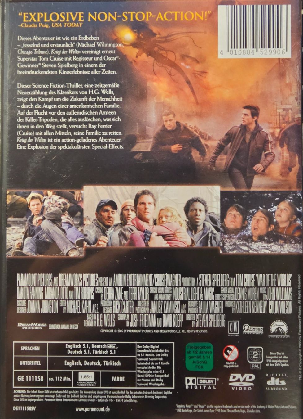 Tous les DVDs: Krieg der Welten – D'occasion à Wahlen b. Laufen par Cg10 1
