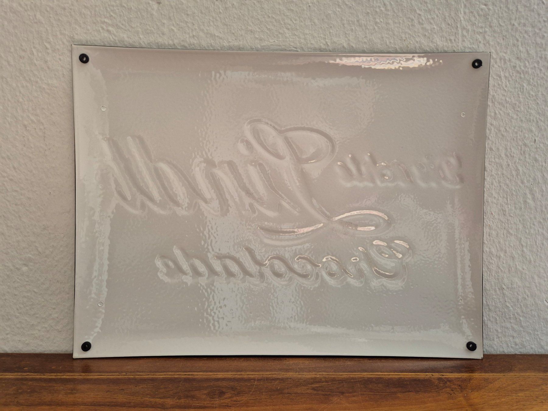 Lindt Insegne: Emailschild Lindt & Sprüngli Chocolade Emaille Schild Retro – Nuovo (secondo la descrizione) da Schaffhausen venduto da pfanis09 9