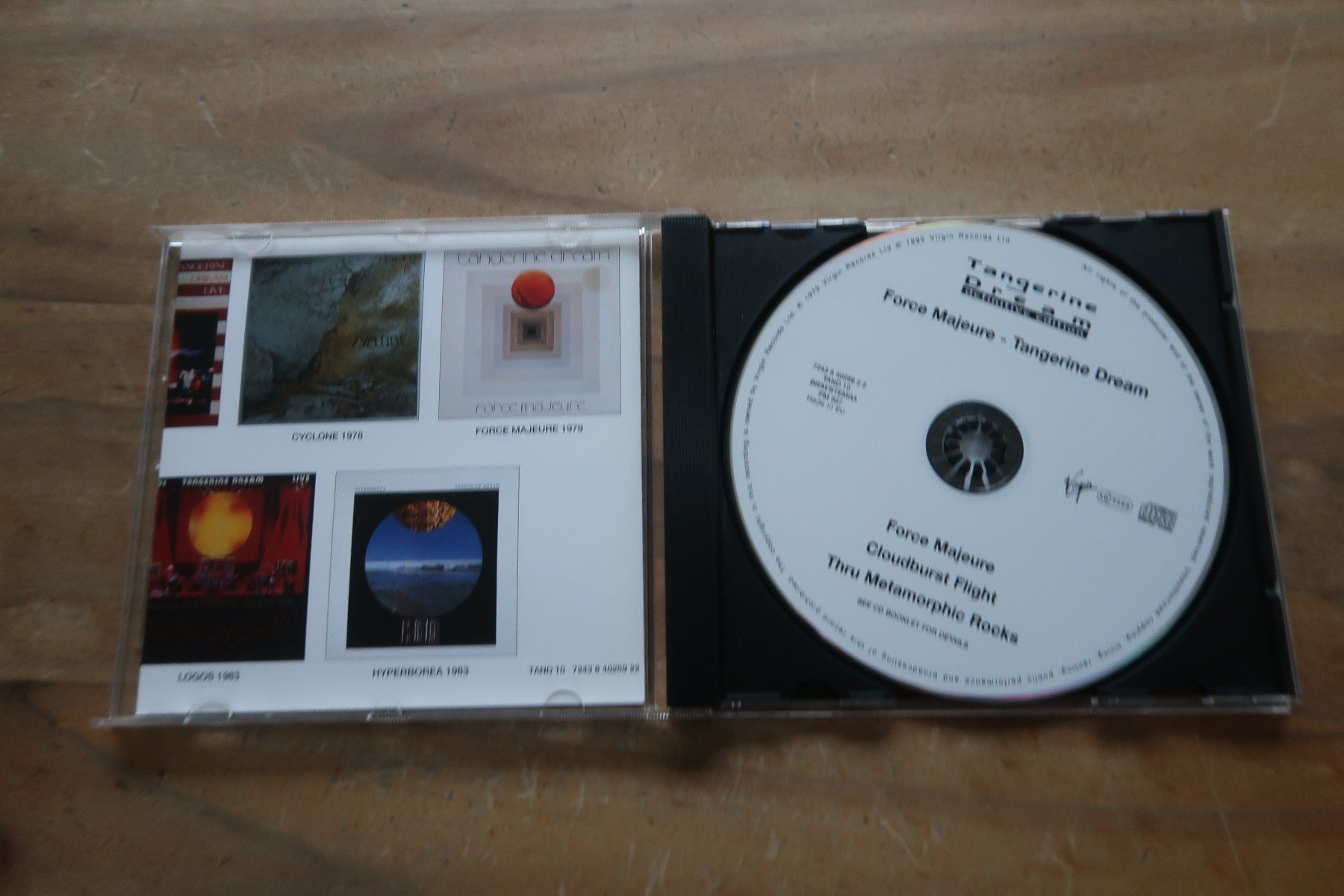 CD: TANGERINE DREAM - FORCE MAJEURE - CD – Usato da Basel venduto da Patiscat 3