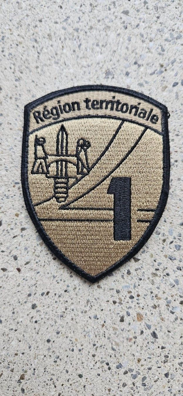 Schweizer Armee Placchette & Badge: *** Badge Territorialregion mit klett *** – Nuovo e nell'imballaggio originale da Riedholz venduto da fr_sIruP